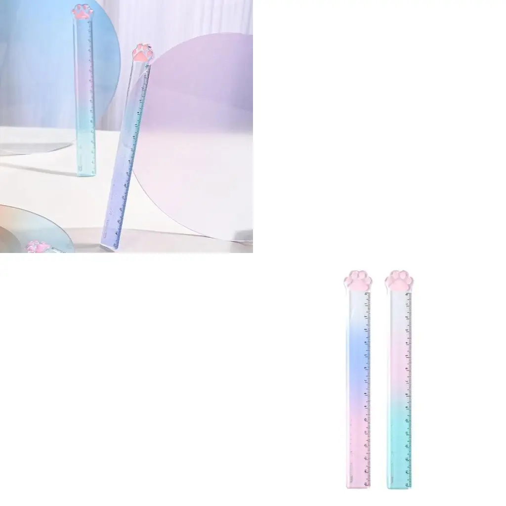 Paw Ruler Multifunctional Ruler Student Drawing Tool for Scrapbooking