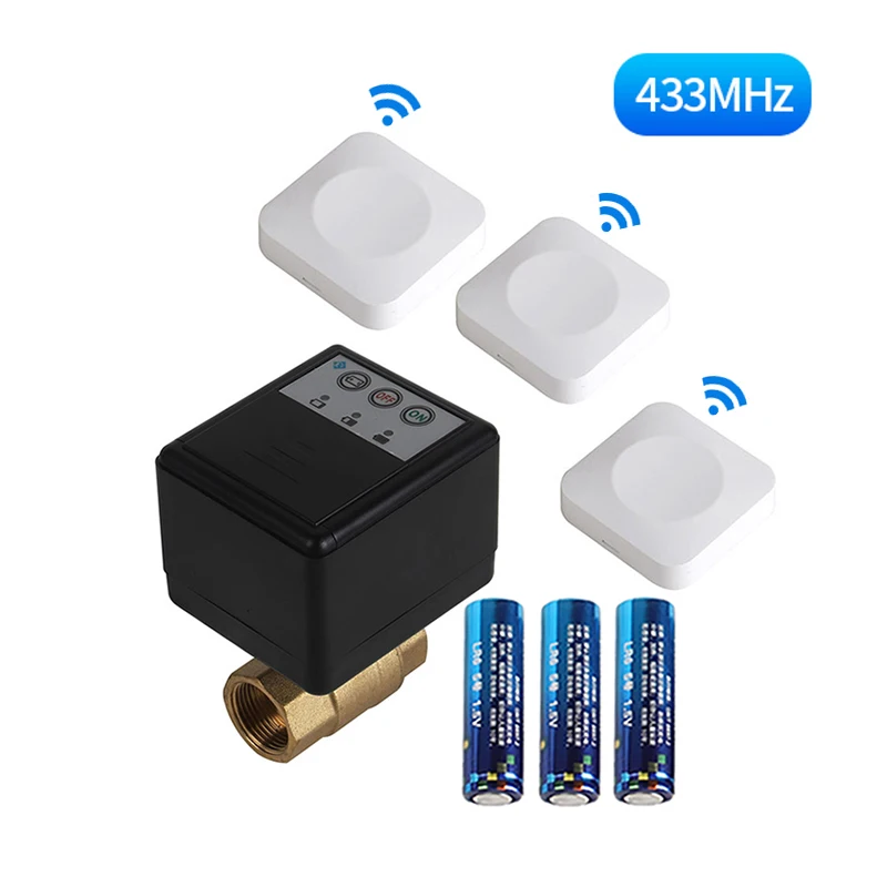 

Беспроводной датчик протечки воды 433 МГц с питанием от батареек, DN15 (1/2 дюйма), DN20 (3/4 дюйма), DN25 (1 дюйм), высокочувствительный, для обнаружения утечек