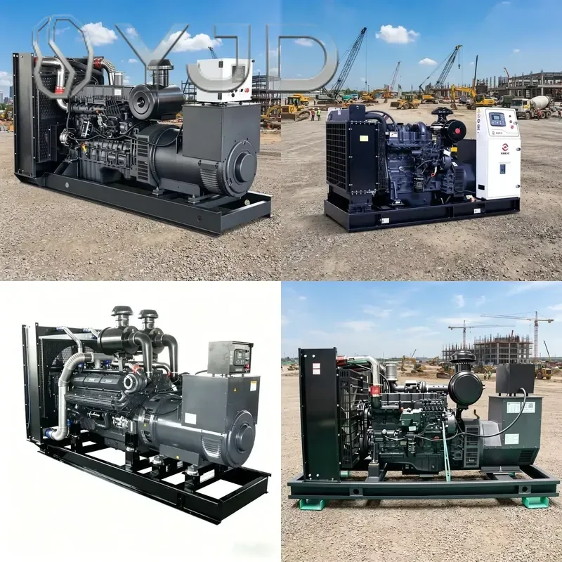 YJD Low Price Good Quality Weifang Ricardo Diesel Power Engine 100kw 120kva Open Type Brushless Super Silent Diesel Generator