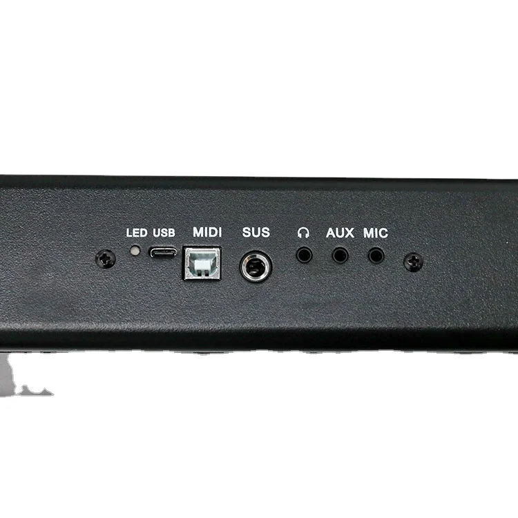 Wholesale Custom 88-Keys Electronic Piano for Adults and Children Multi-Function MIDI Keyboard with Hot Sale Connectivity