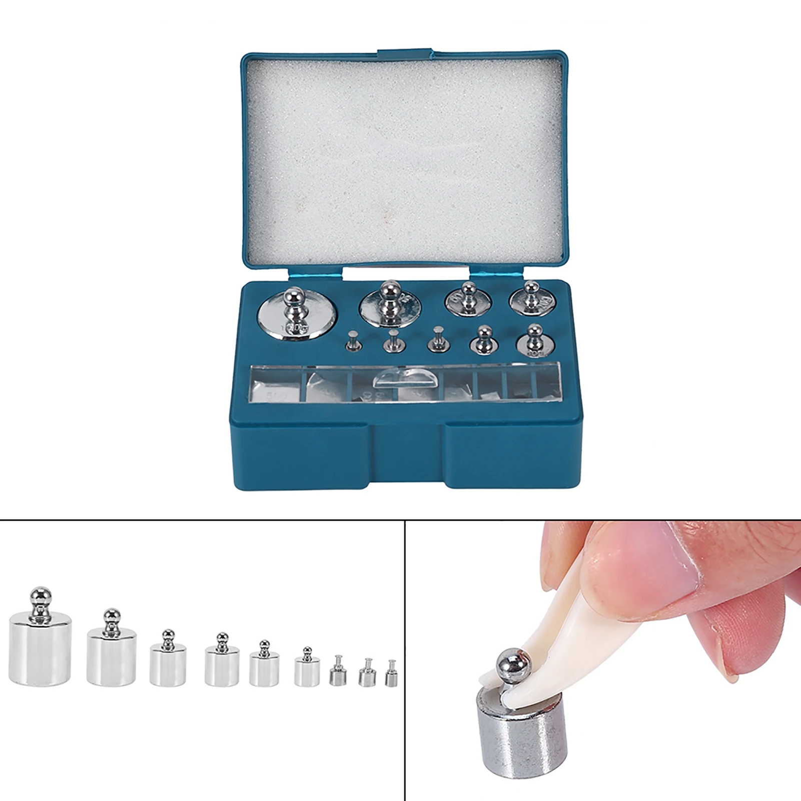 211.1g 10mg-100g Grams Precision Calibration Weight Set Test Jewelry Scale Weight Test Scale Set