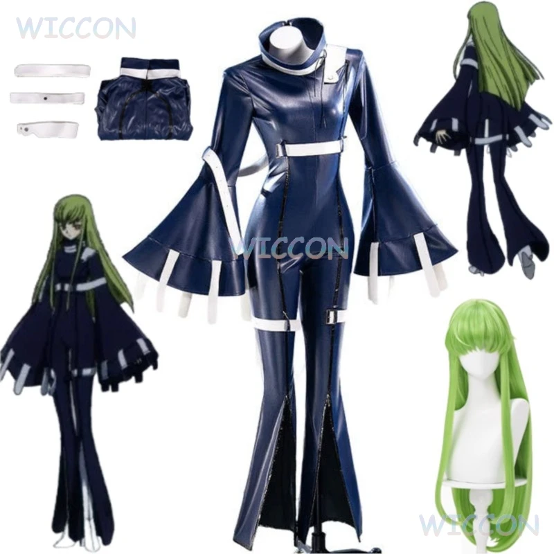 

Nino C Косплей Костюм Аниме Косплей Лелуш C Костюм Женский Темно-Синий Кожаный Боди Костюм Хэллоуин Ролевой Костюм
