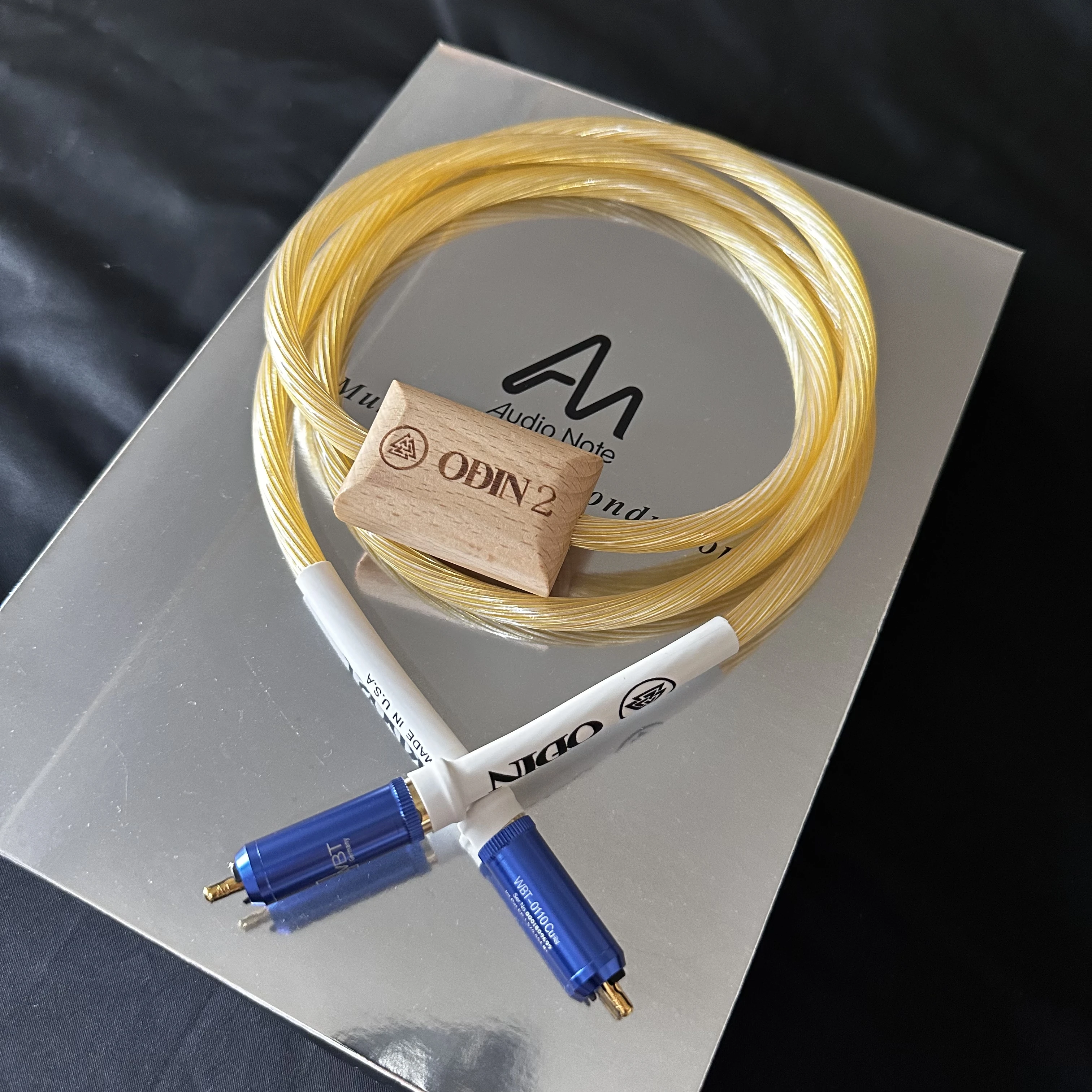 1 pcs Top quality brand new Hi-End Nordost ODIN 2 Gold Cable Audiophile 75 Ohm RCA Digital Coaxial Cable HiFi AES/EBU line