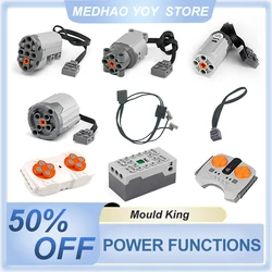 MOULD KING Technical Power Functions High Speed Servo L M Motor And Led Light Compatibler With LEGO 20086 20001 42083 42056