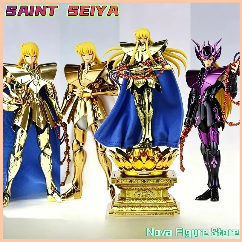 Em Estoque Saint Cloth Myth 24K Color MST Virgo Sharjah Sharjah EXM Body Lotus Base 18cm Action Figure Brinquedos Colecionáveis Presentes