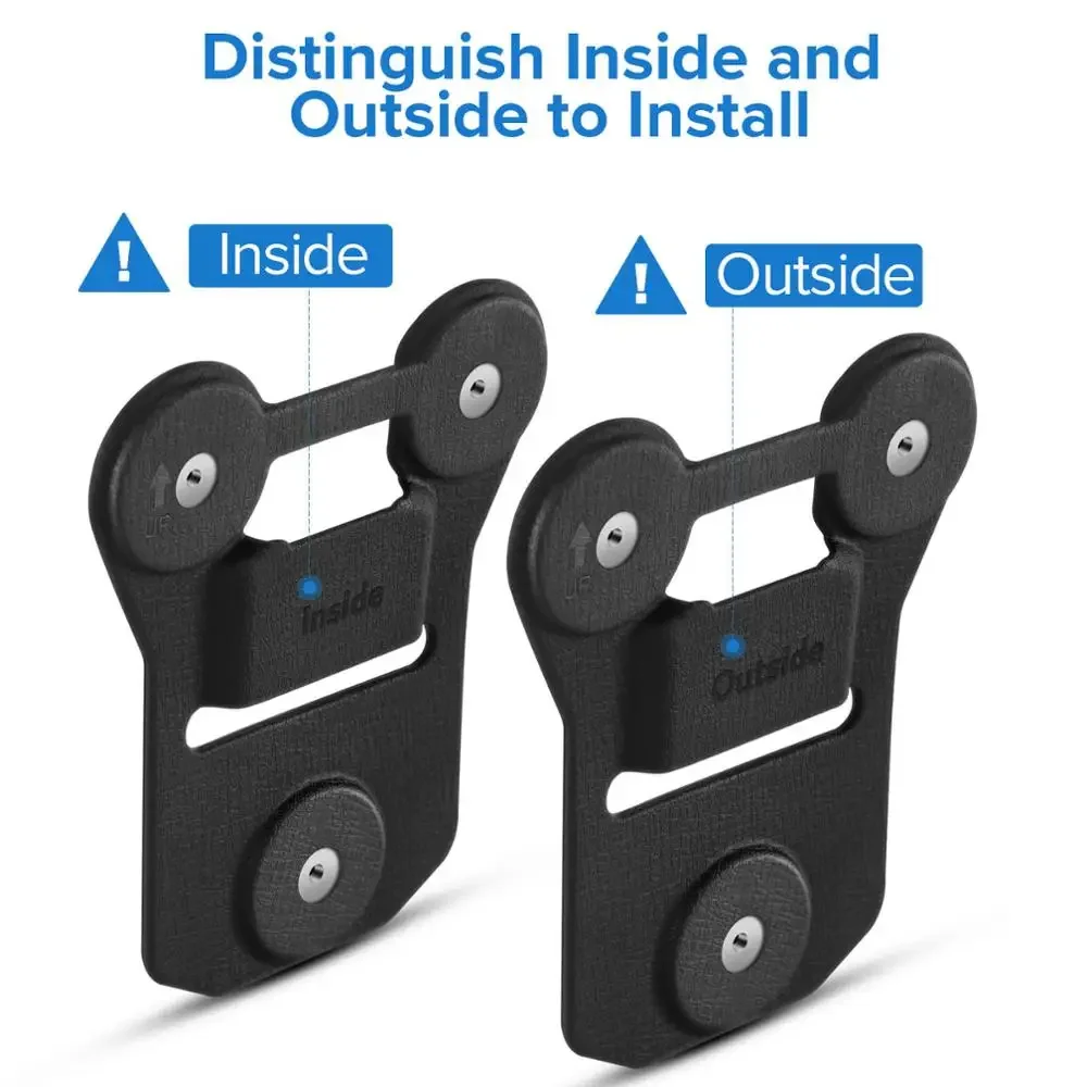 Clip trasero de succión magnética que contiene imanes dentro y fuera, fuerte succión para cámara desgastada por el cuerpo, Mini cámara KJ21 M5 N9 B4K5