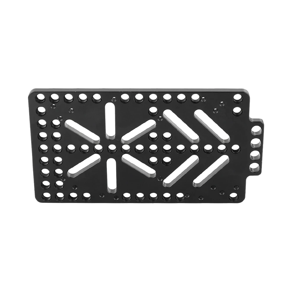 CAMVATE Aluminum Camera Cheese Plate Battery Backboard For DSLR Camera V Mount Power Supply Splitter Battery Mount Plate