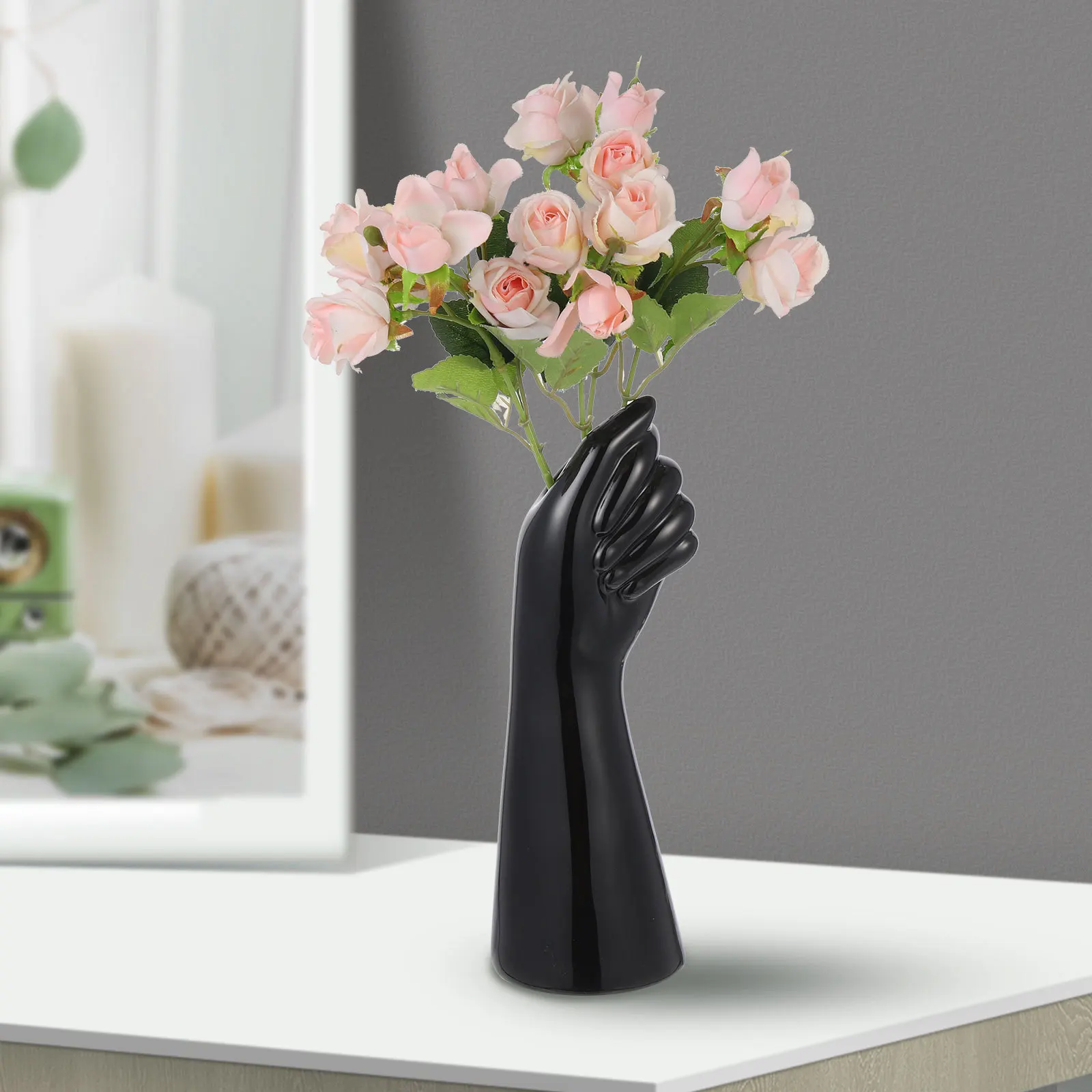 

Aesthetic Vase Modern Wedding Decor Ceramic Hand Vases for Unique Flower Flowers