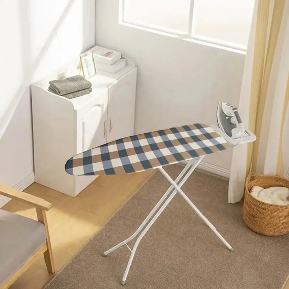 

1Pcs Stain Resistant Ironing Board Cover Thick Cotton Padding Universal Iron Heat Shield With Elastic Edge Cloth Cover