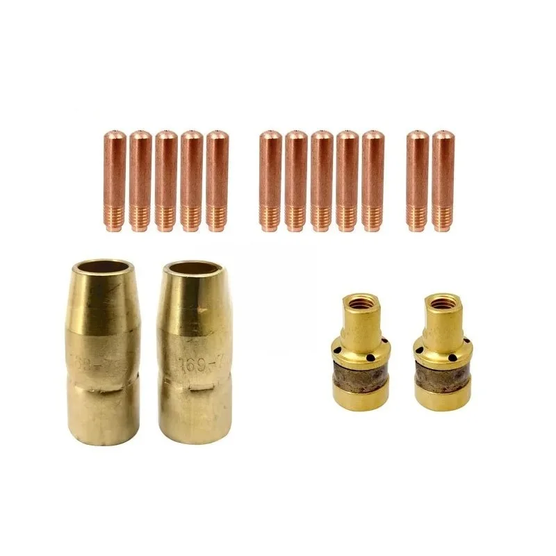16PCS Welding Accessories Connecting Rod 00067 Conductive Nozzle for Hoba 120 125 135 140 175 180