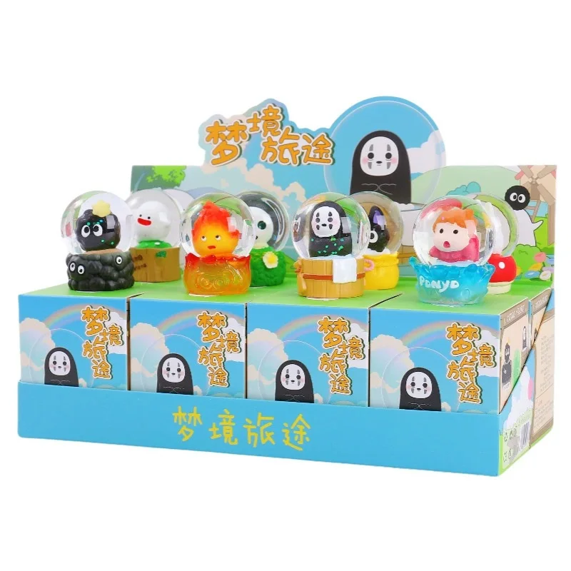 Hayao Miyazaki Dream Journey Crystal Ball Mystery Box Toy Collectible Figure Children'S Trendy Blind Box Surprise Gift