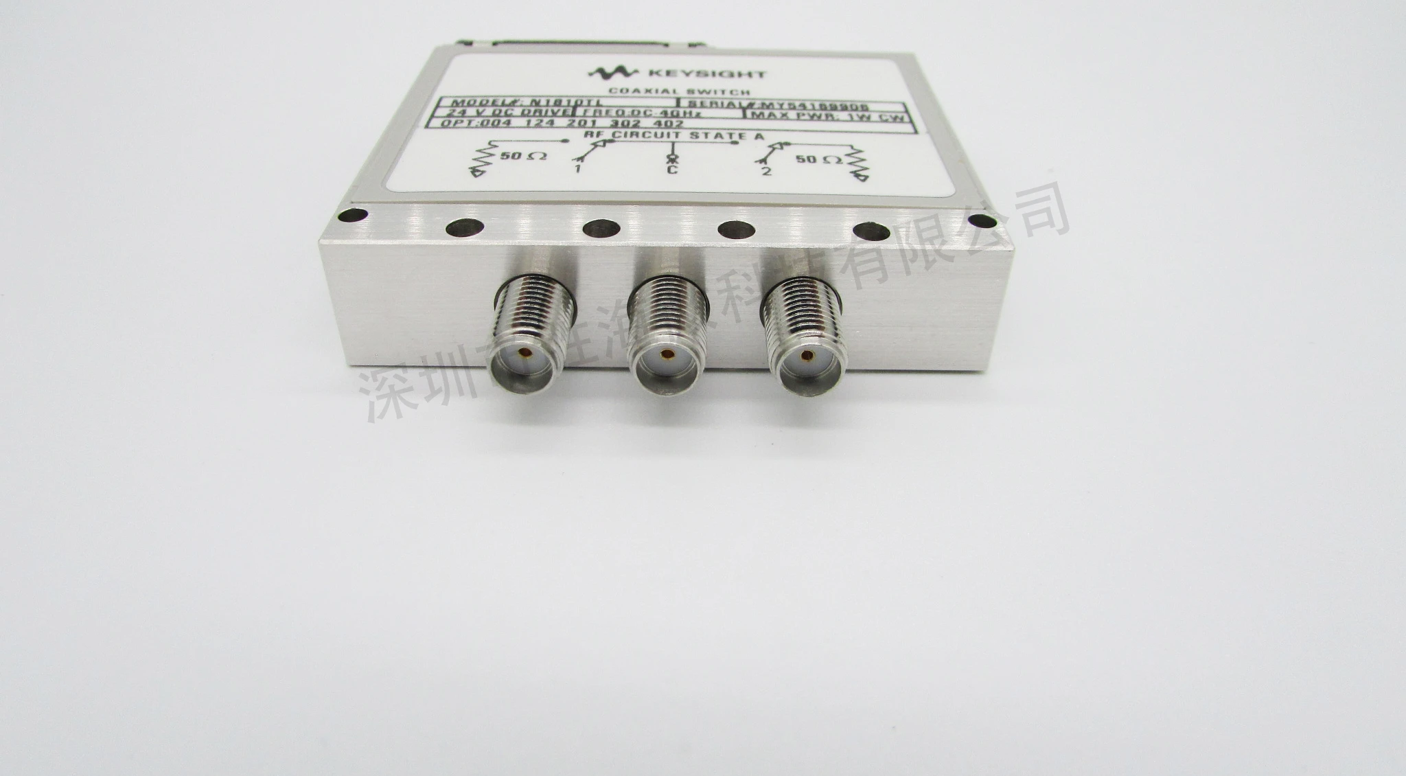 New Agilent imported N1810TL SPDT DC-4GHz 24V SMA  microwave coaxial switch