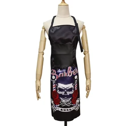 Hairdresser Cross Back Shawl With Pocket Adult Barber Work Apron Uniform Hairdressing Colorful Scarf Shawl Cloth Salon Accessory