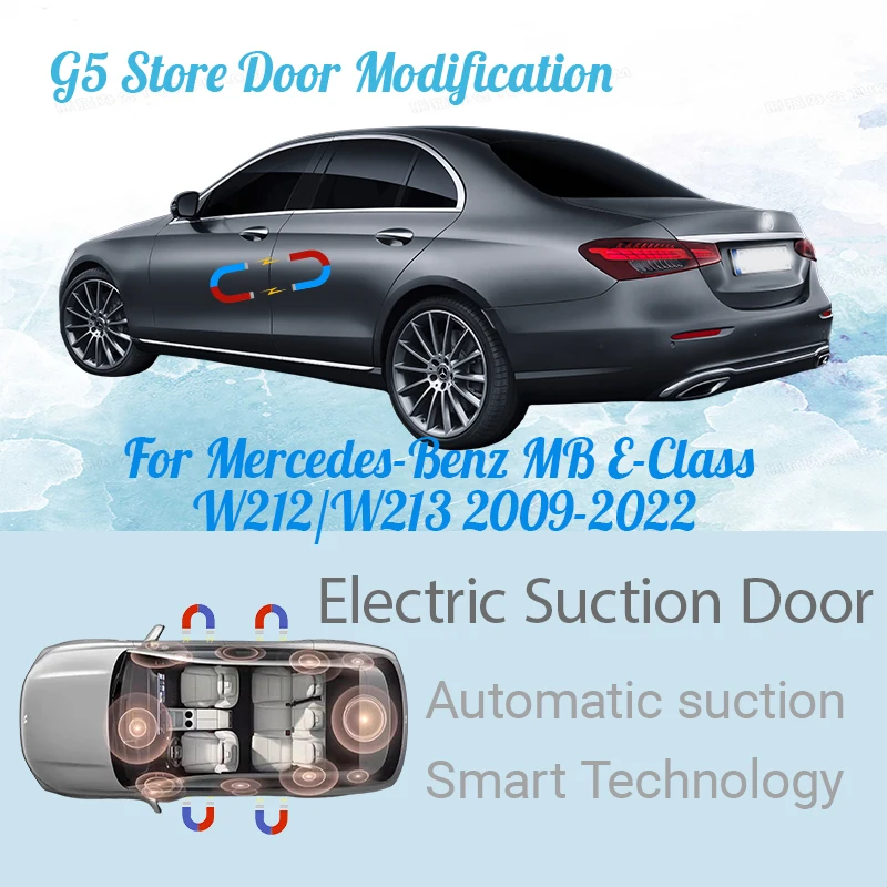 

For Mercedes-Benz MB E-Class W212/W213 2009-2022 Electric Suction Door Power-assisted Closing Automatic Door Soft-close Function