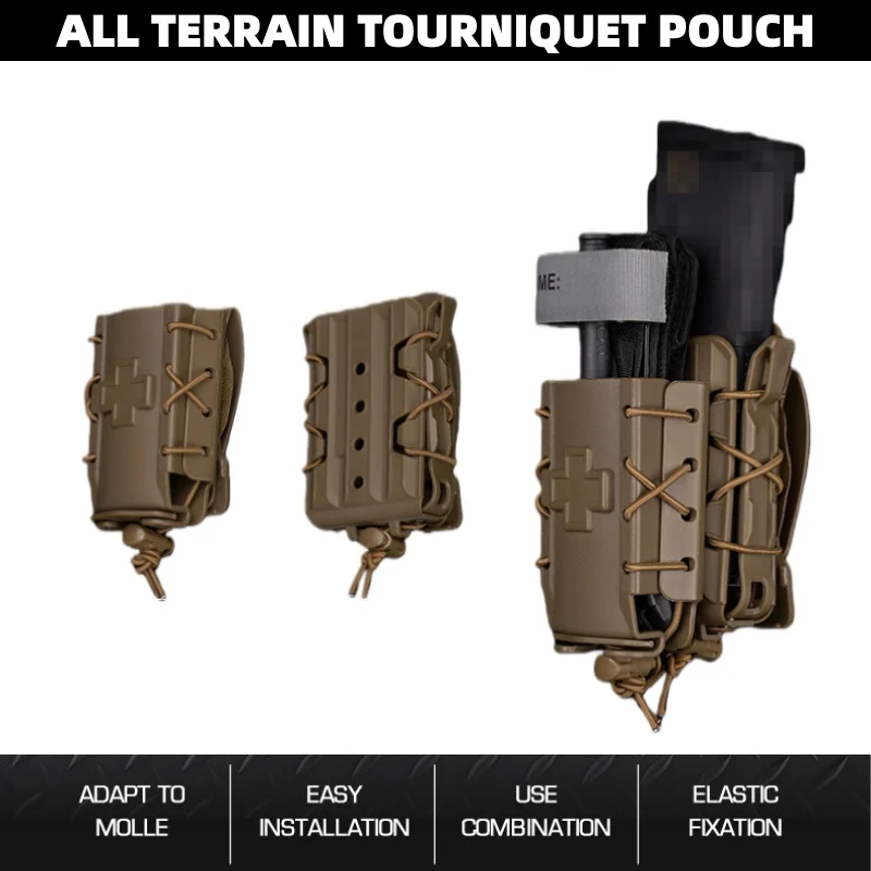 

Extreme Sports First Aid Pouch | Quick-Release Tourniquet Holder | All-Terrain First Aid Holder