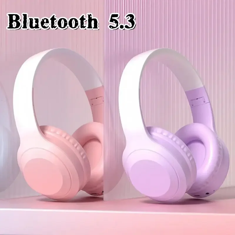 

Head Mounted Noise Cancelling Wireless Bluetooth 5.3 Stereoscopic Surround Sound High-resolution High Fidelity Gaming Earphones