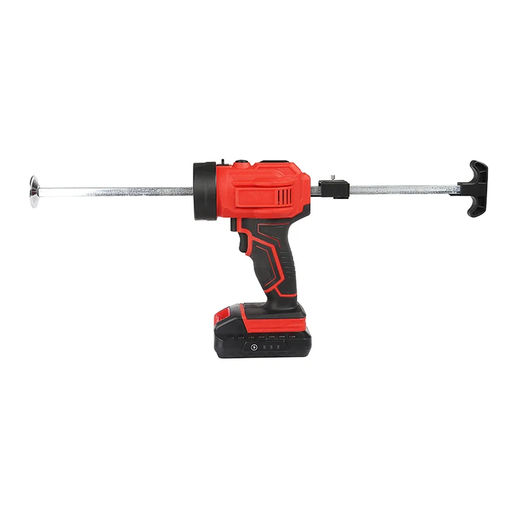 AKX Professional LED Power Electric Caulking 300ML 600ML Refillable Li-on Battery Industrial DIY Construction Tools Plastic