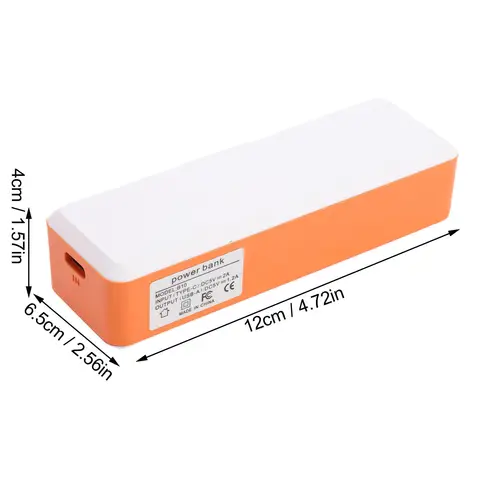 Reservströmförsörjning 2600mAh DC5V 2A USB-ingång Flamskyddsmedelshölje UPS DC5V 1.2A USB-utgång Uppladdningsbar för CCTV-kamera 10 best sales USB-UPS - №3