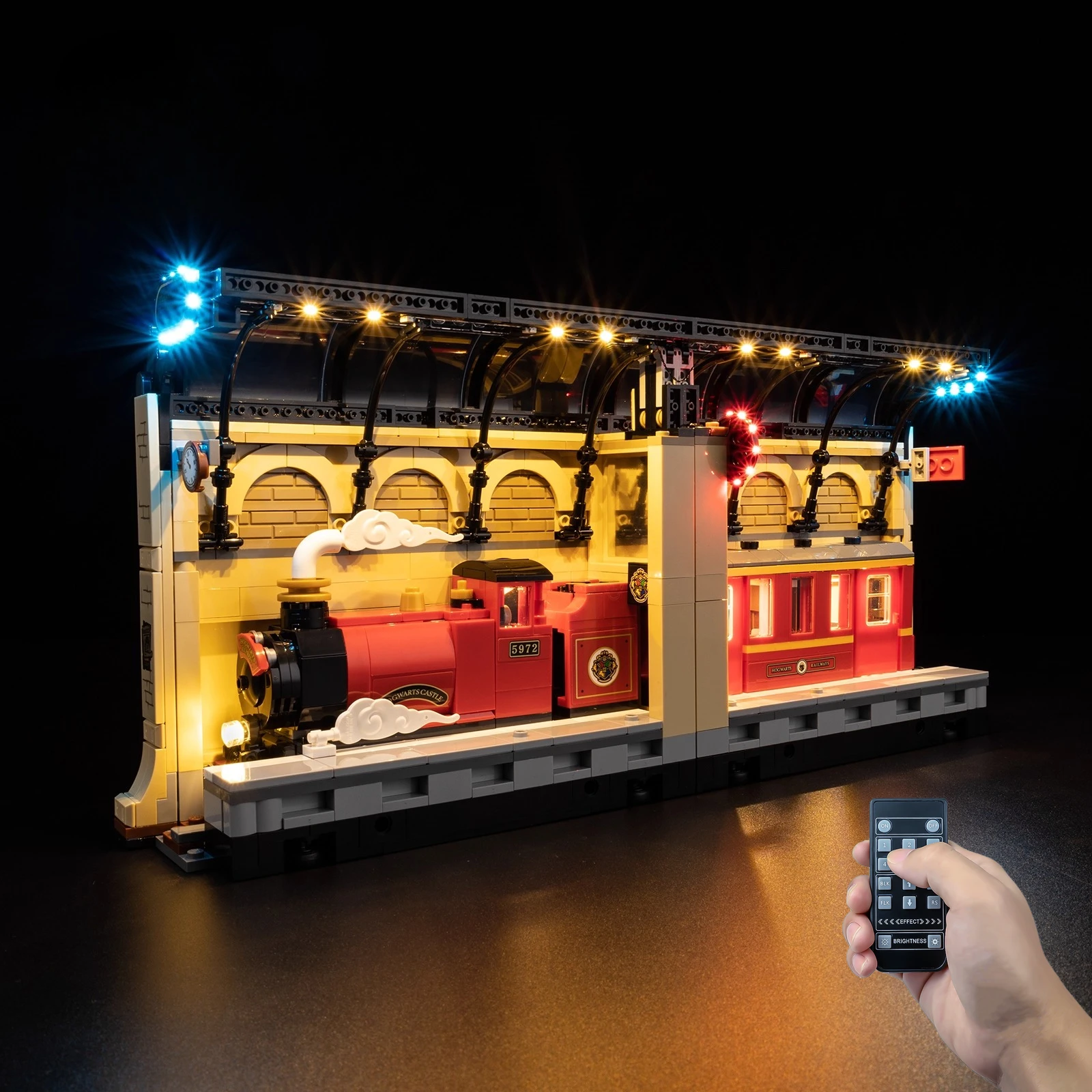 Conjunto de iluminação LED sem modelo adequado para LEGO Harry Book Nook: Hogwarts Express 76450 (não inclui blocos de construção)