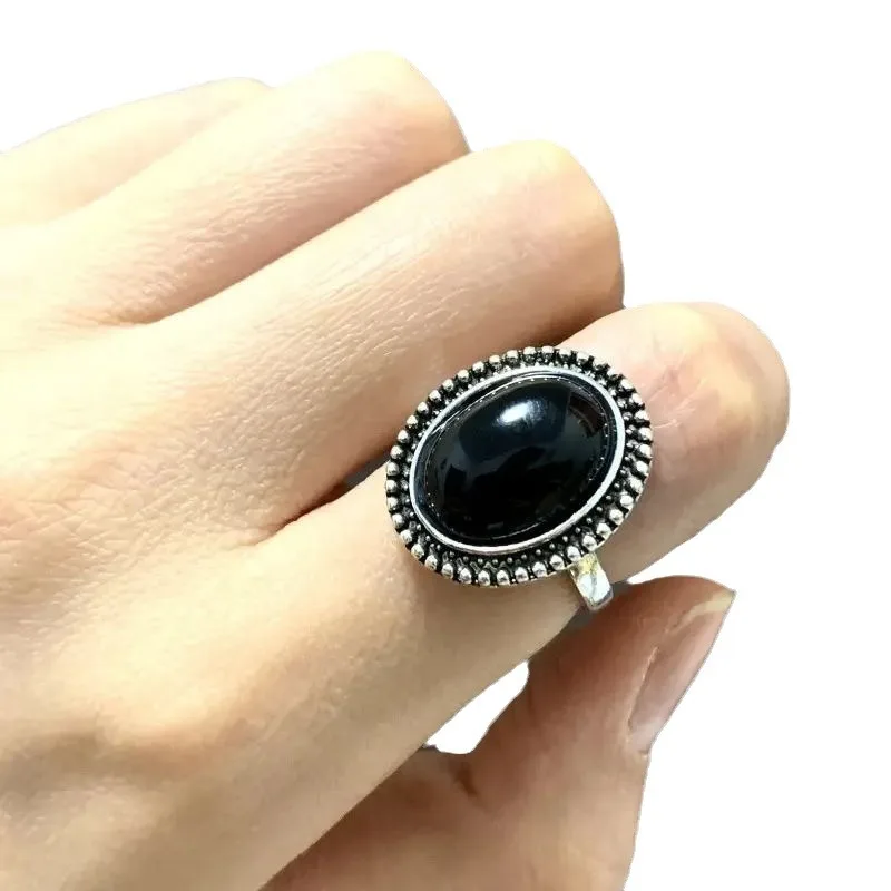 Anillo de buena suerte para mujer, redondo, redondo, Simple, creativo, europeo y americano, dulce, romántico, fiesta, ocio, nuevo