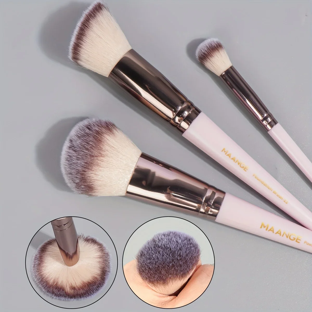 Conjunto de pincéis de maquiagem profissional, 30 peças, base, corretivos, sombras, pó, blush, mistura, ferramentas de beleza com bolsa