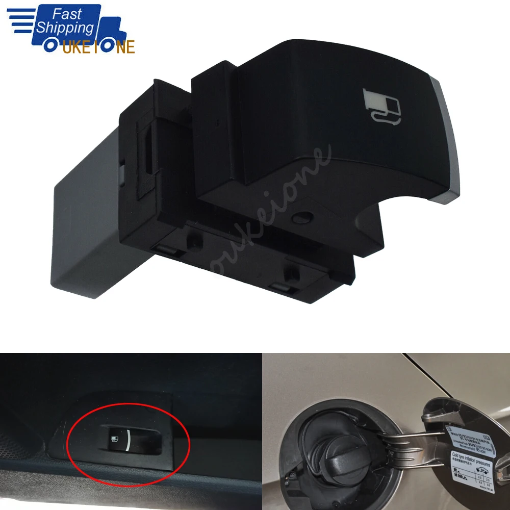 Fuel Door Unlock Hatch Release Switch Button For 2006-2009 VW Volkswagen Golf Jetta MK5 Touran Rabbit 1KD959833 Car Accessories