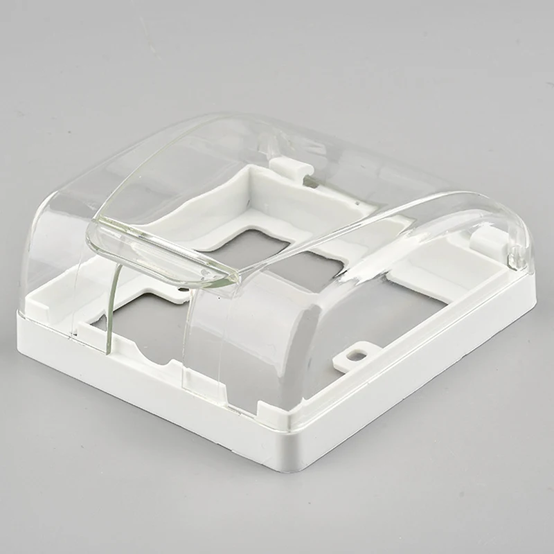 1PC 86 Type Outdoor Socket Waterproof Box Electric Plug Cover Rainproof Cover For Charging Pile Socket Switch Protection Cover