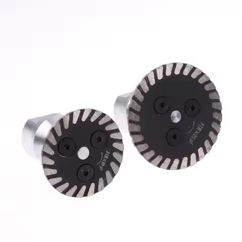 For Tile Marble Concrete Ceramic 40/50MM Acuum Brazed iamond Engraving Saw Caving Blade M14 Flange Grinding Disc Cutting