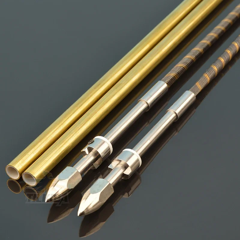 6.35 مللي متر 1/4 ''المرنة كابل + 6.35 مللي متر الدعامة رمح أنبوب النحاس الأنابيب البلاستيكية محرك الكلب الدعامة الجوز طوقا/مجموعة ل RC قارب الغاز