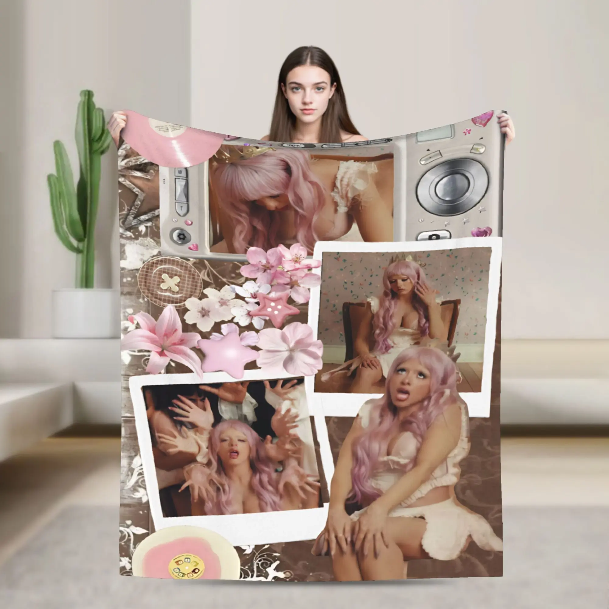 Comfortable HADES SACRIFICE Melanies Martinez Blanket Accessories Bed Decorative  Throws And Blankets Super Warm Fleece
