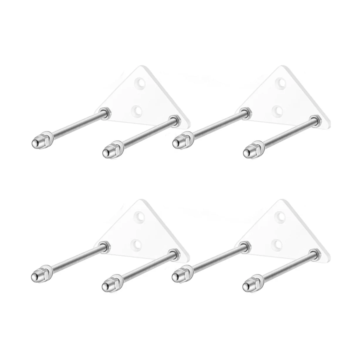 

New 4Pcs Skateboard Hanger, Skateboard Wall Mount Wall Hanger Rack Storage Display Holder for Skateboards Deck Display