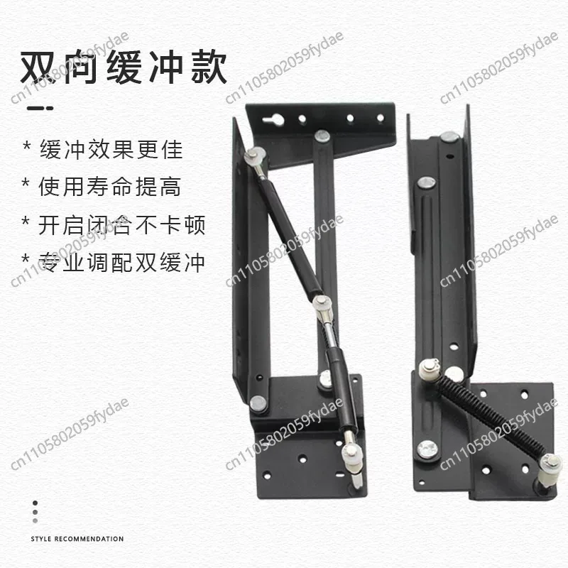 Buffer Folding Shoe Changing Stool, Shoe Cabinet Folding Hardware, Foyer Hidden , Double Buffer Shoe Changing Stool