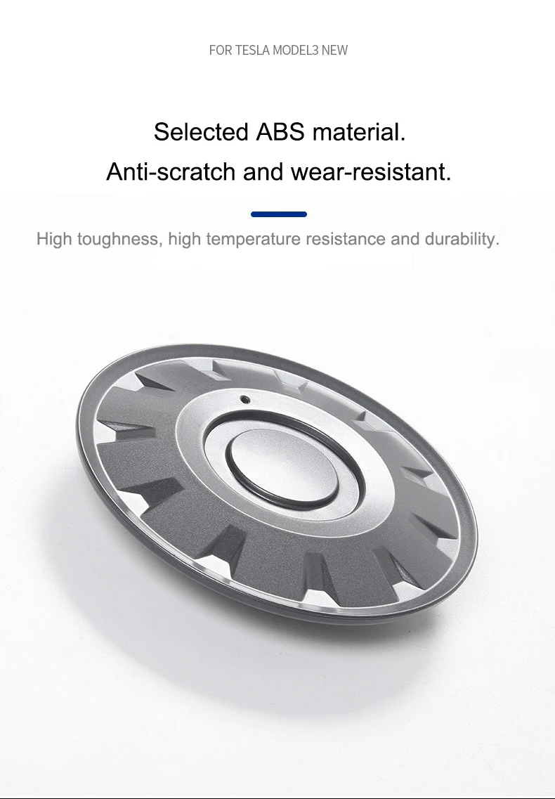 Tapacubos de centro de rueda para Tesla, Modelo 3 Highland 2024, nuevo Modelo 3, 18 pulgadas, 4 piezas, instalación no destructiva