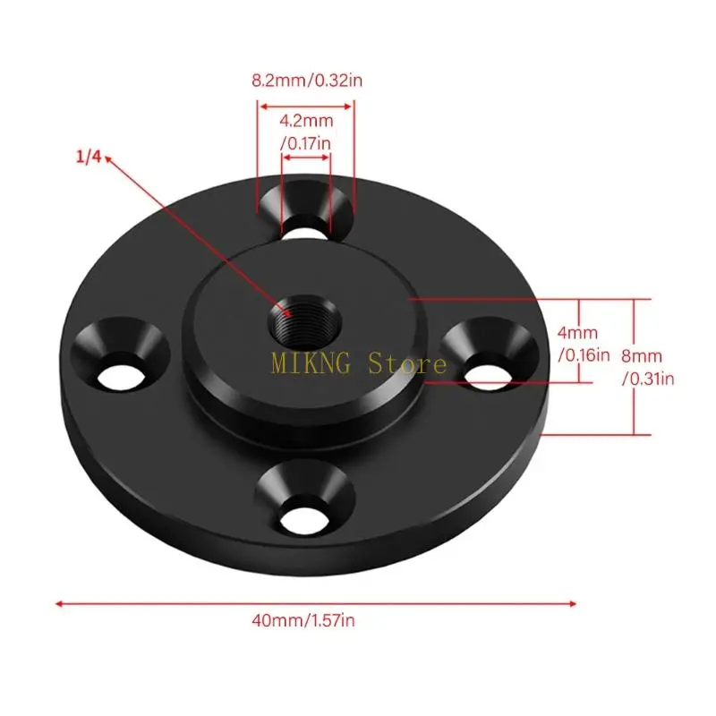 سبيكة الألومنيوم 25 مم قاعدة تثبيت رأس الكرة لأرباح الكاميرا Tripods tablet tablet حامل أفضل بيع