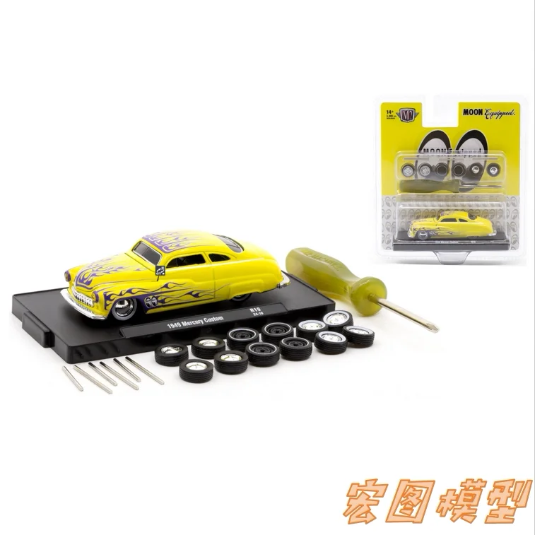 

M2 Machines 1:64 1949 Mercury Custom diecast alloy car model Children's toys and gifts
