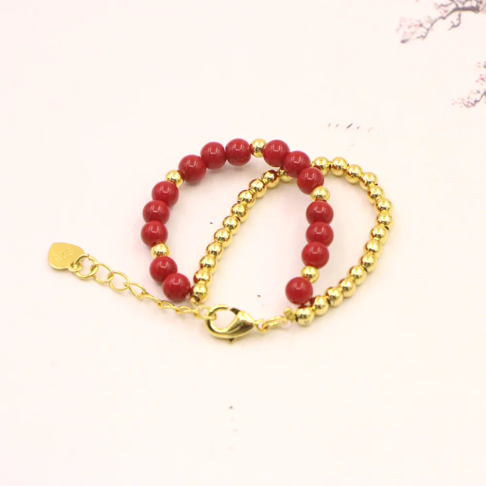 Mooie Mode Natuursteen Kralen Armband Baby Meisjes Karabijn Accessoires Meisjes Yoga Kerst Huwelijkscadeau Sieraden Charme