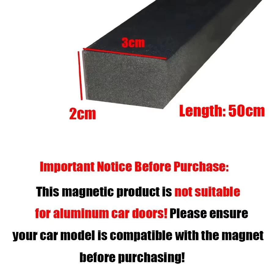 Magnetic Car Door Edge Guard Strip Anti-Collision Protector Universal Magnetic Door Bumper Strips for Parking