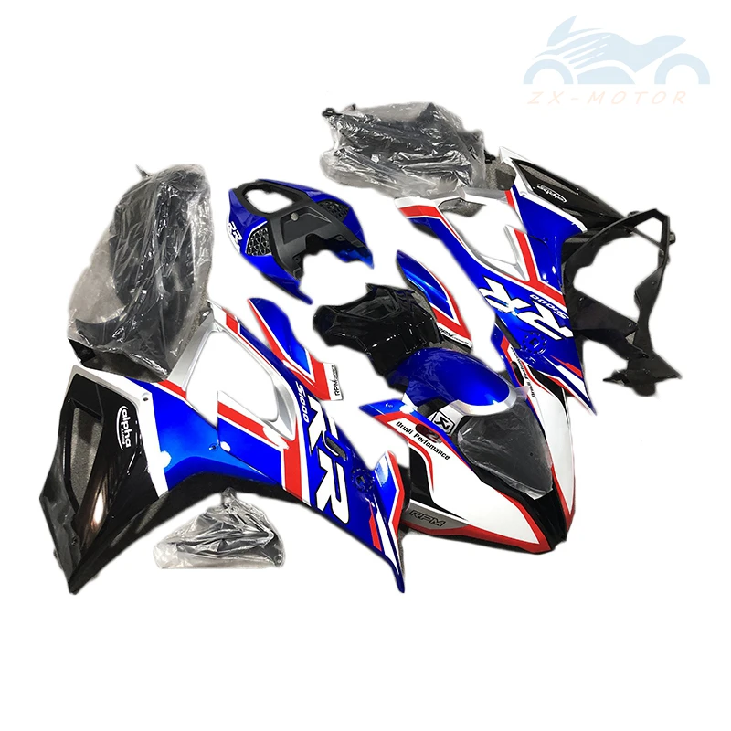 Für BMW S1000RR S1000 RR s1000rr 2019 2020 2021 Premium Verkleidungsset 19 20 21, Schwarz Blau Verkleidungen Motorradschale QA43