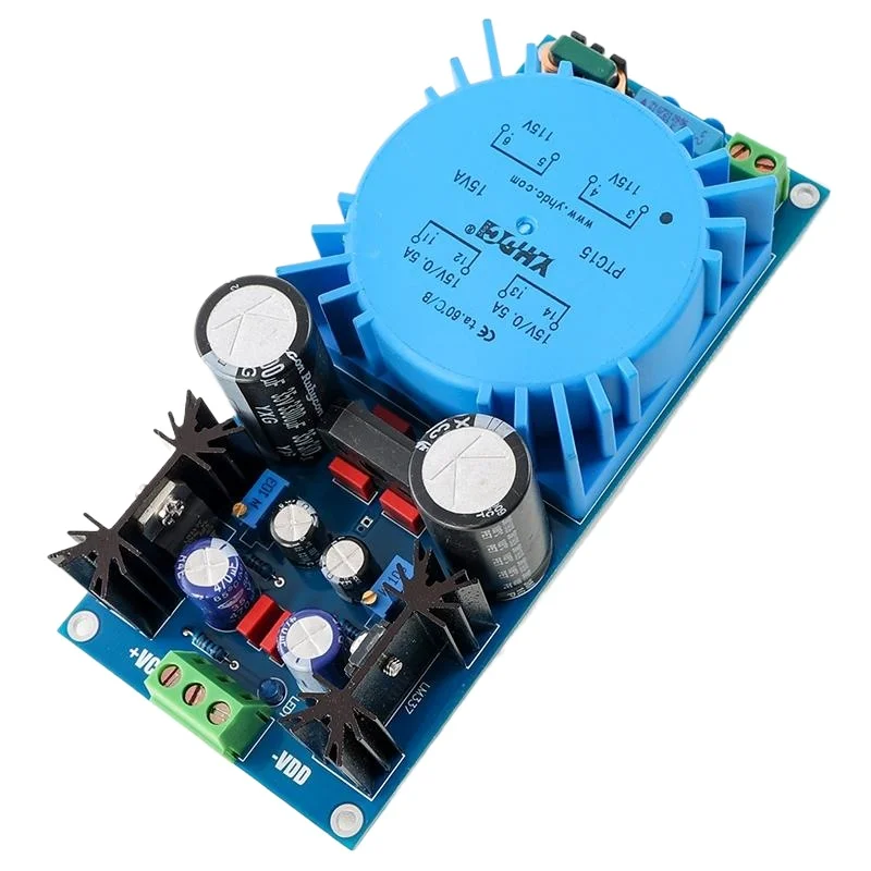 LM317/LM337 Transformer Output Adjustable Voltage Regulator Circuit Board Kit for Talema Sealed Ring