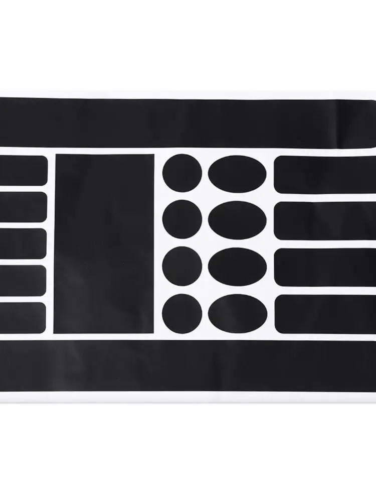 AliExpress NONE 5 Sheets PVC Bicycle Chain Frame Protector Easy-Install Black Bike Protection Sticker Lightweight Chainstay Protector