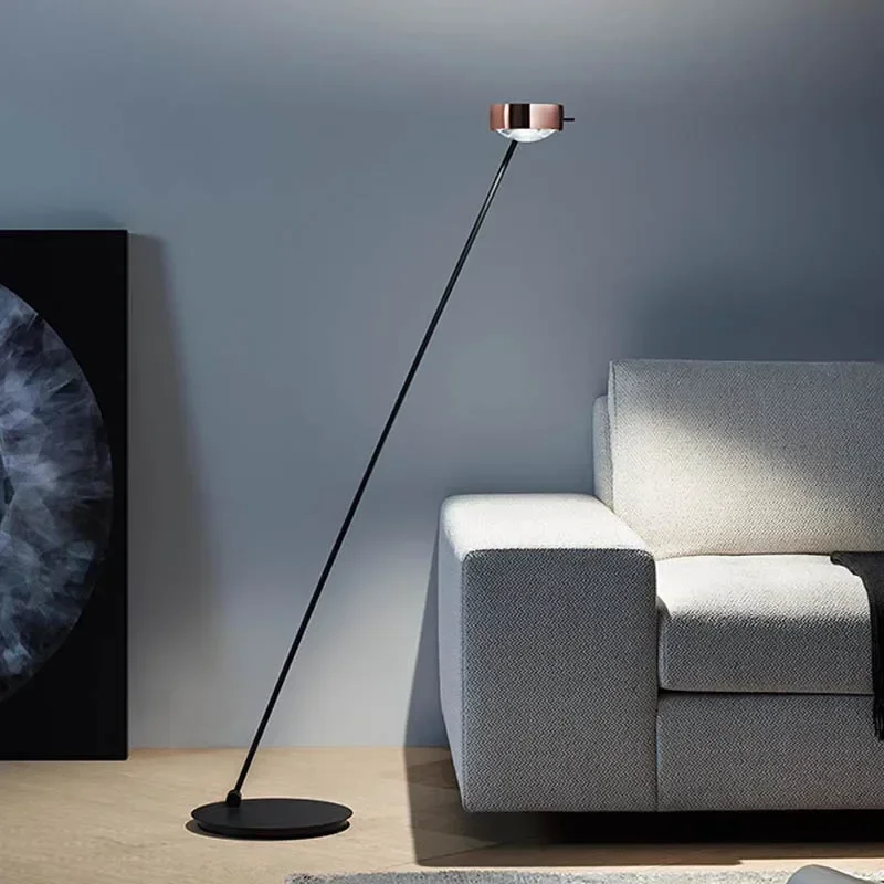 Modern Living Room Floor Lamp Minimalist Adjustable Bracket Light Bedroom Study Decoration Sofa Sensor Fishing Spotlight