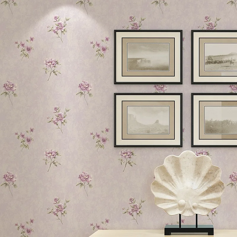 Wallpapers Home Decor Non Woven Fresh Small Floral Wall Paper Pastoral Warmth Romantic Girl Bedroom Living Room Wallpaper