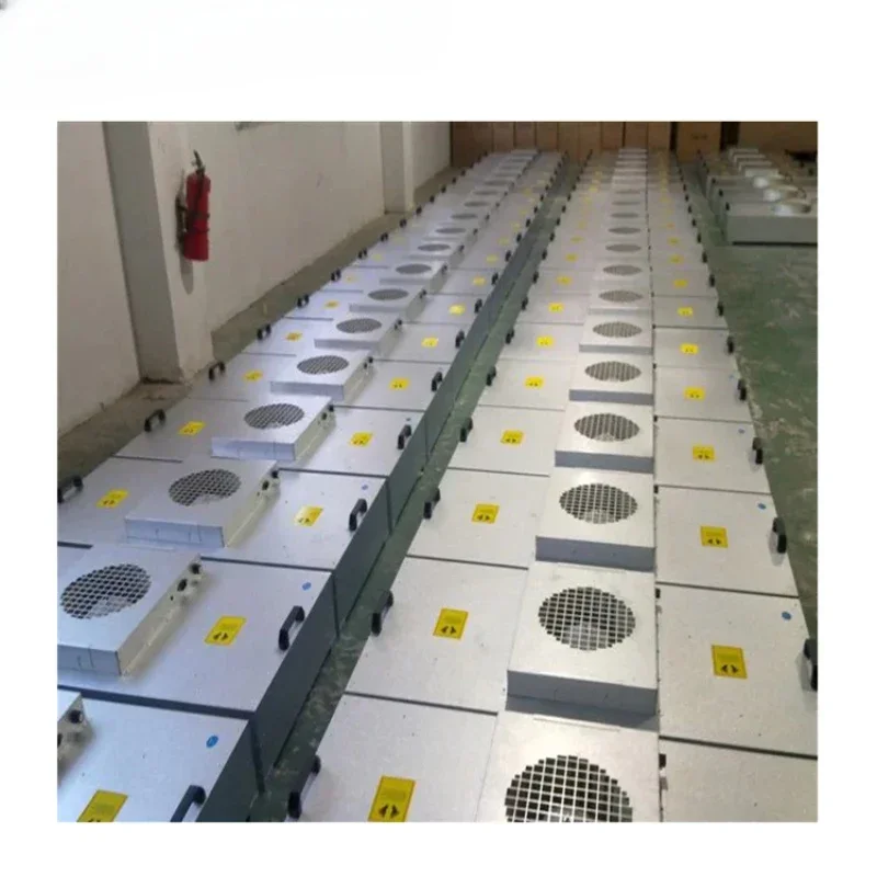 التحكم الآلي على الفطر تنمو FFU غطاء التدفق الصفحي Ffu وحدة مرشح المروحة لغرفة الأبحاث