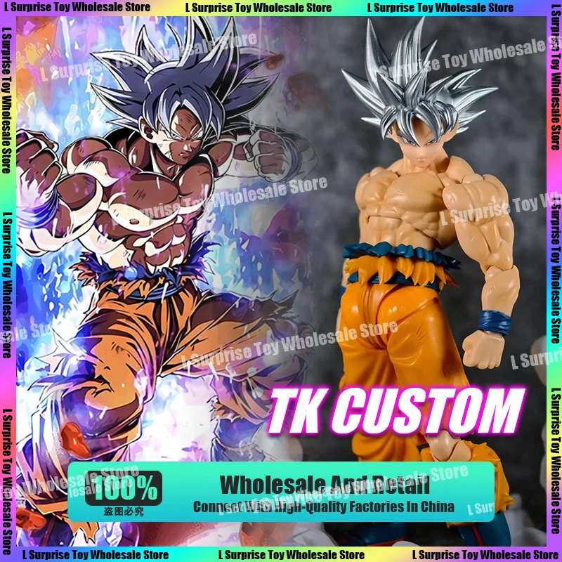 

TK CUSTOM Son Goku Head Sculpt Dragon Ball Ultra Instinct Goku Head Accessories Anime Action Figure Figurine Model Toys Gifts