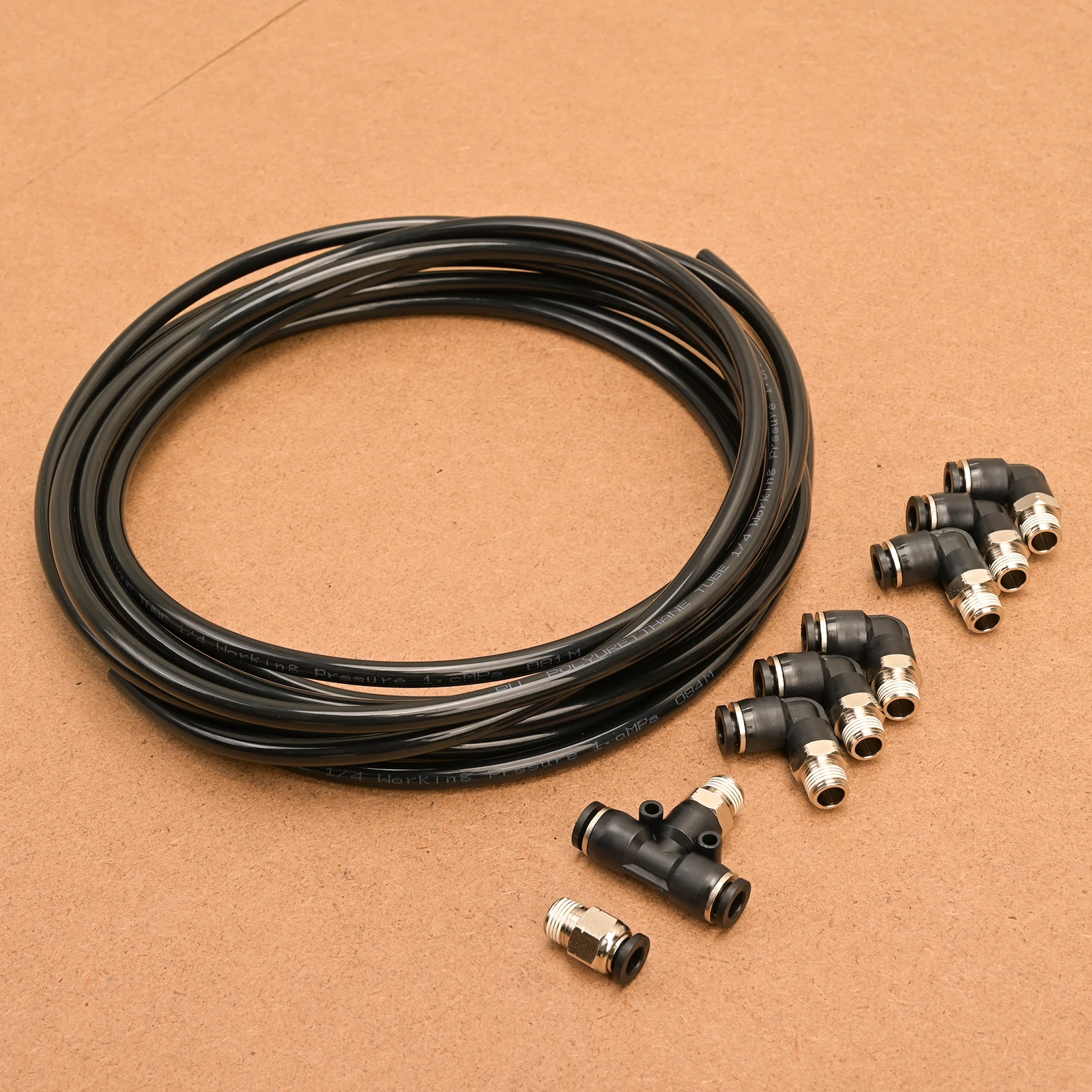 PUSH LOCK Vacuum Fitting Kit For Mitsubishi Evo Turbo 1/8