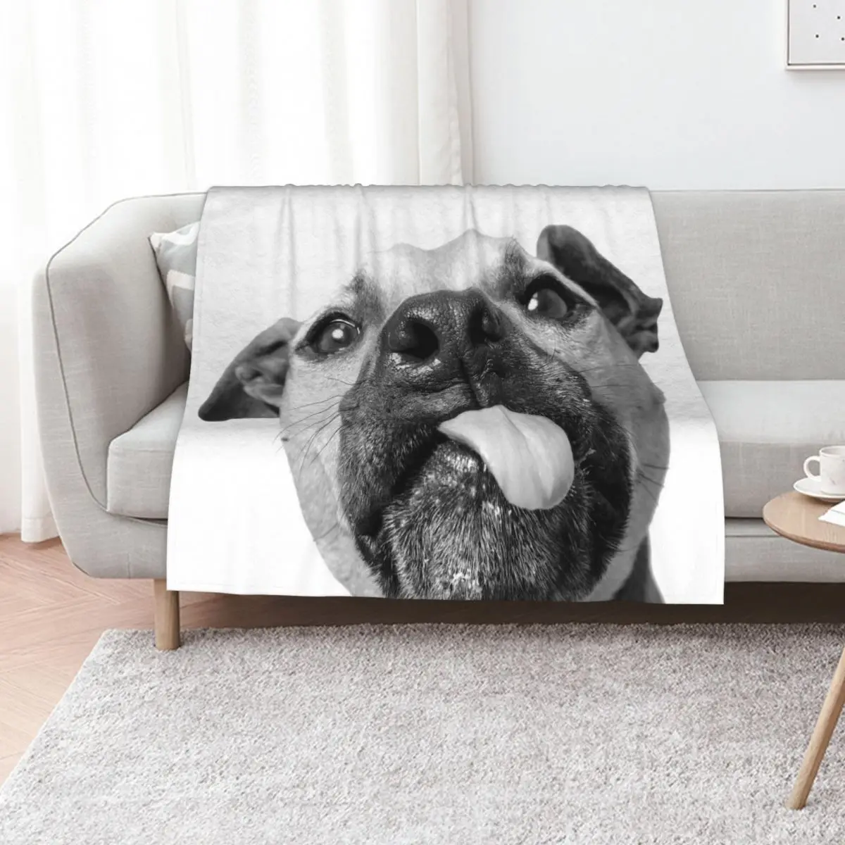 Pit kiss! (Pit bull) Throw Blanket for babies Decoratives Camping Soft Plush Plaid Heavy Moving Blankets