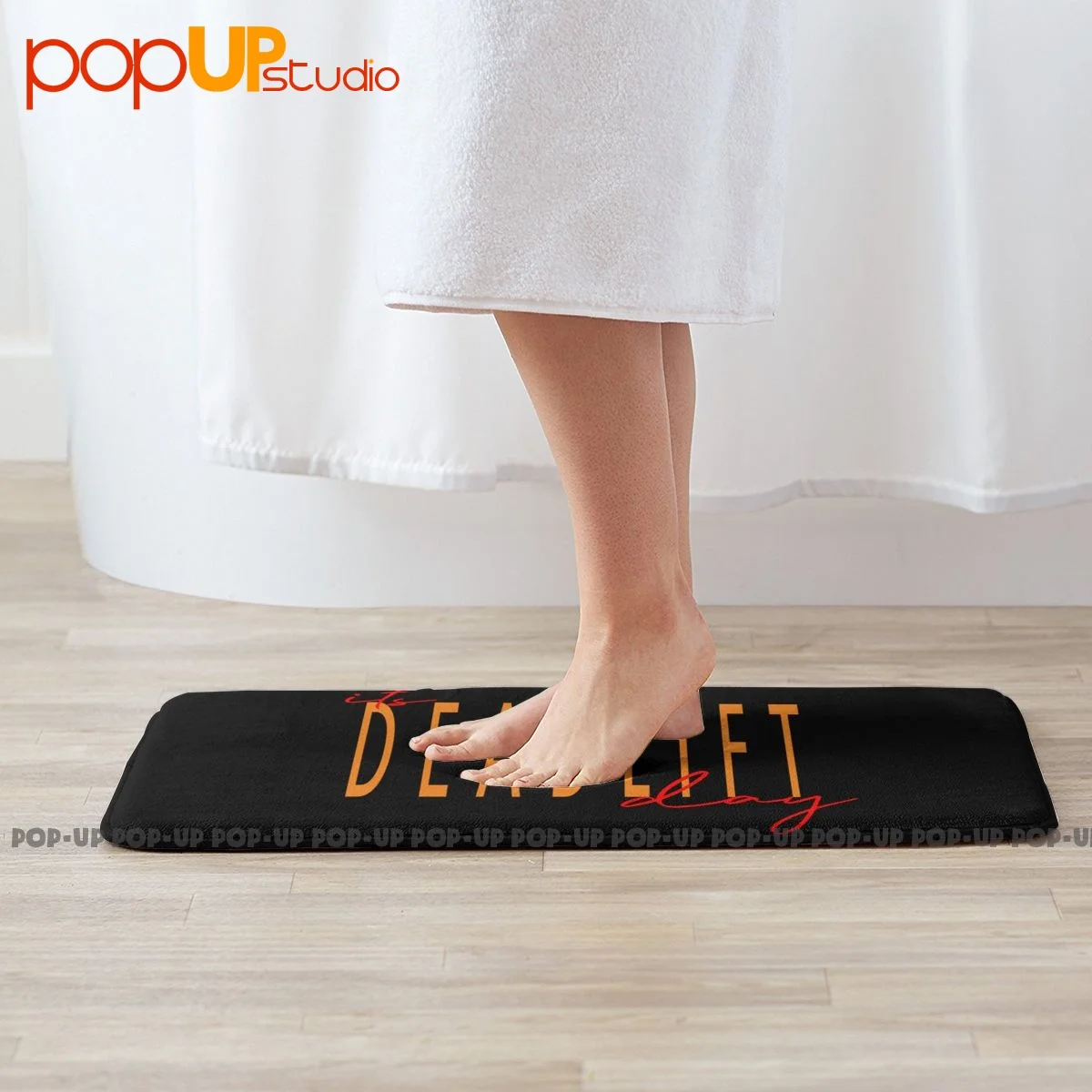 Deadlift Day Powerlifting Strongman Bodybuilding Gym Eddie Hall Ed Coan Mat Rug Carpet Bedside Velvet Rug