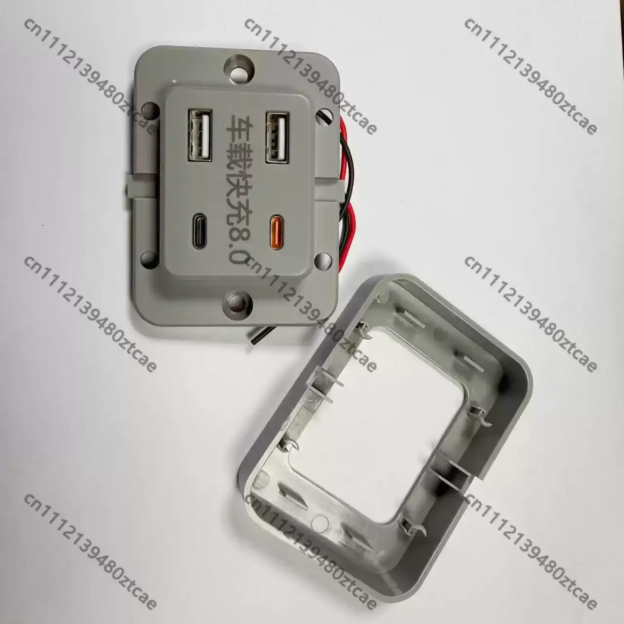 12V 24V High Power Fast Charger 8.0 USB Type-C Phone Charger Modification Accessory For RV Tour Bus Coach Camper Van