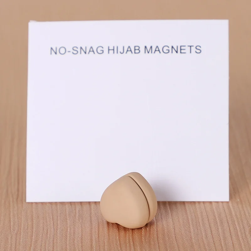 Safe Magnet Pins Hijab Scarf Strong Magnet Buckle Hearts Stars Square Shape Metal Clips Brooch Muslim Woman Shawls Clip Buckles