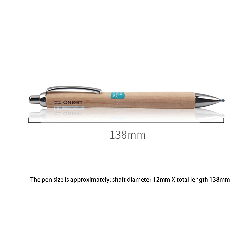 1pcs Japanese PILOT LEGNO 0.7mm Wooden Ball Pen Warm North American Hard Maple Wooden Pole BLE-1SK Stationery